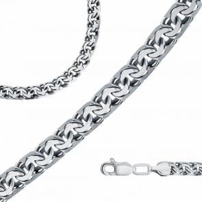 Серебряная цепь плетение Бисмарк Высоковы 585 БГР 50 фото